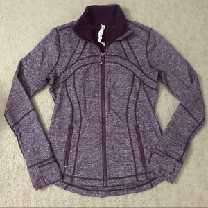 Heathered Maroon Define Jacket